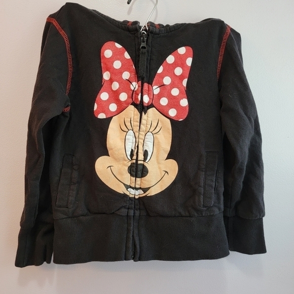 Disney Other - DISNEY Minnie Mouse Zip Up Hoodie Size 5/6
